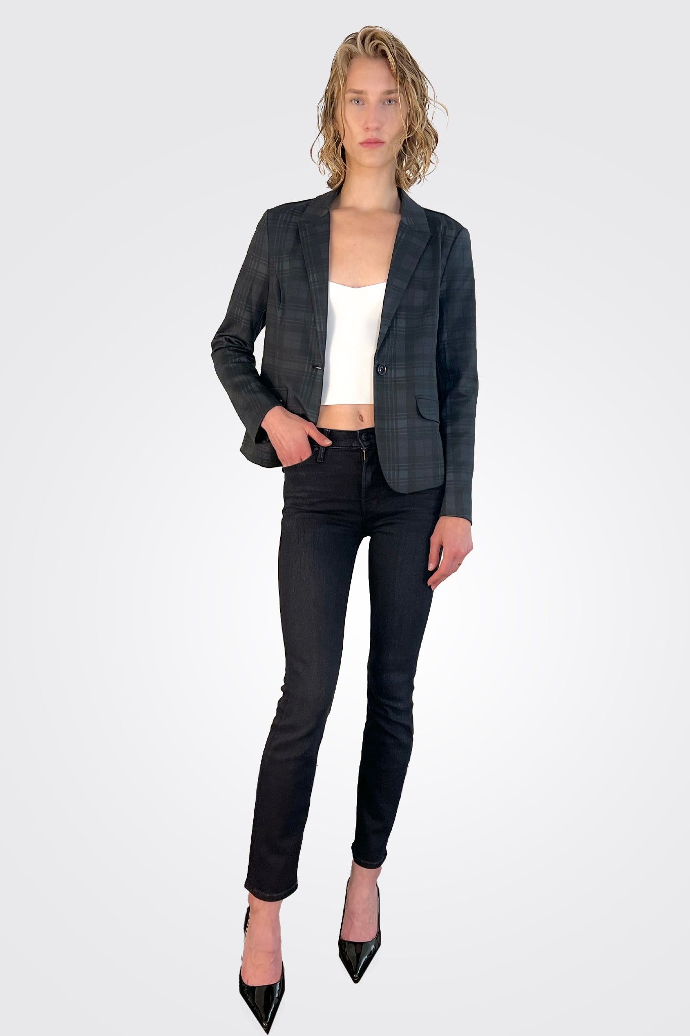 The Mid Rise Dazzler Ankle - Deep End by MOTHER | 25 South Boutiques