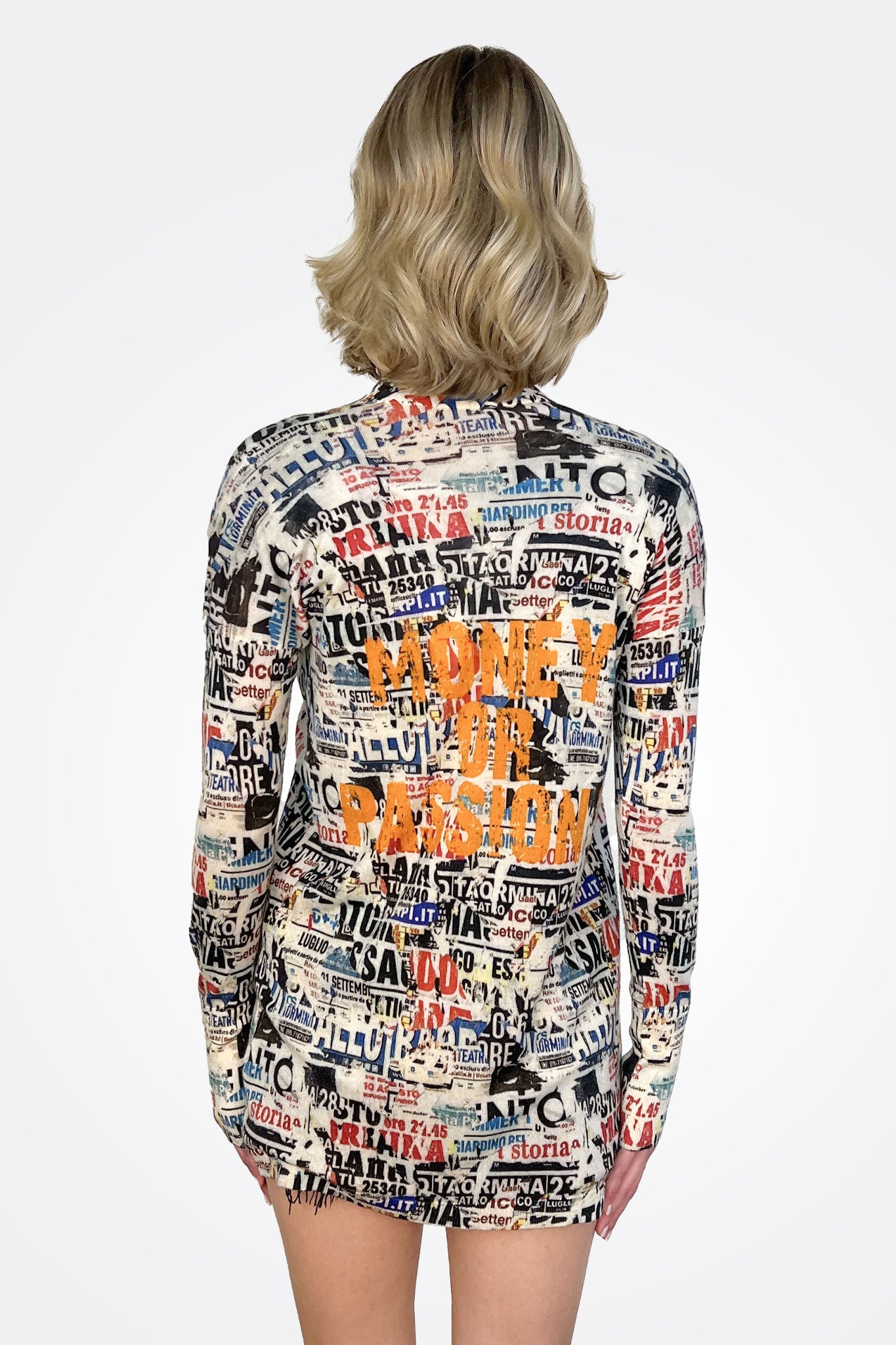 Cardigan - Money or Passion by Printed Artworks — alternate view