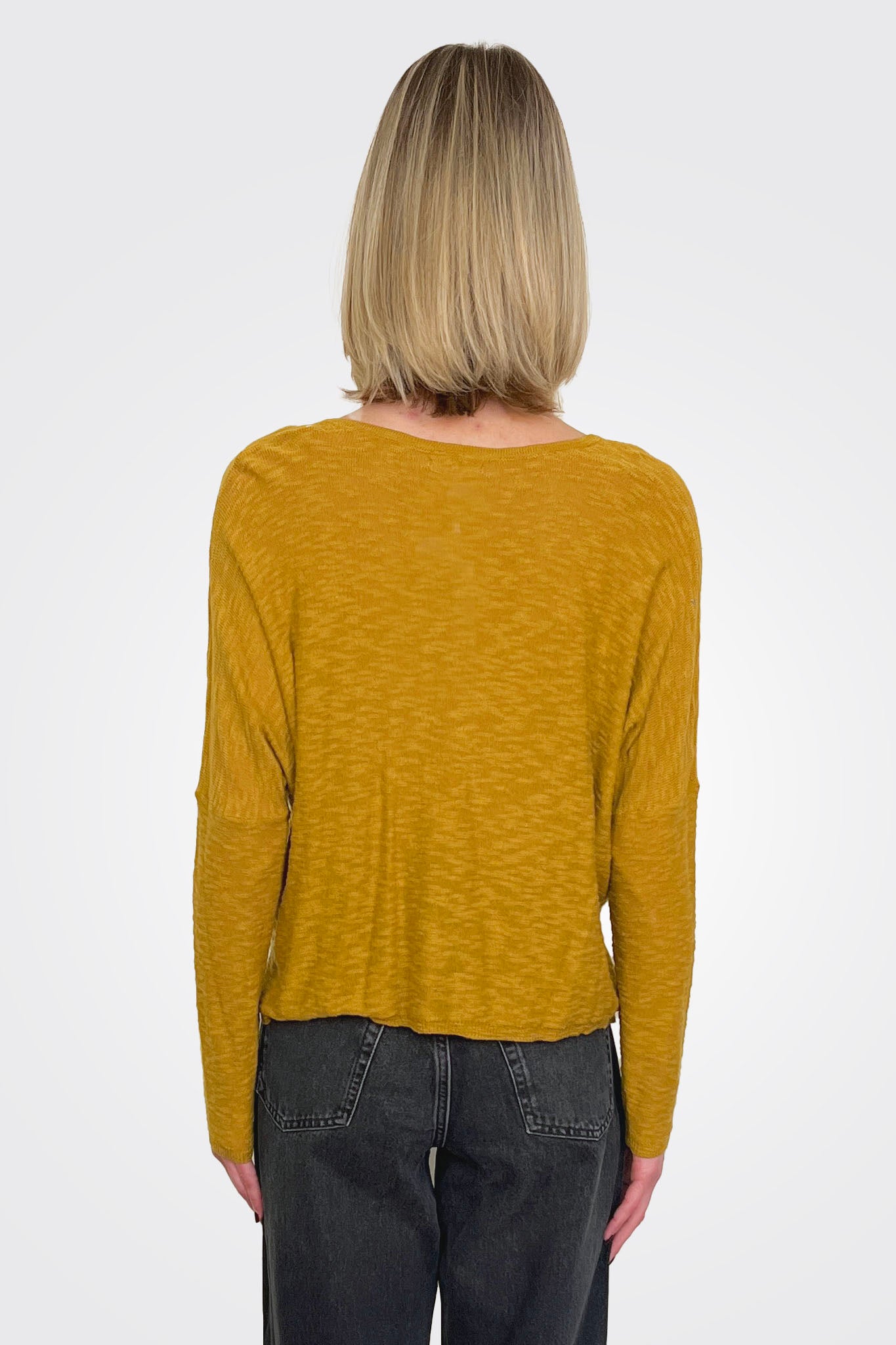 Dolphin Longsleeve - Beehive by StitchDrop — alternate view