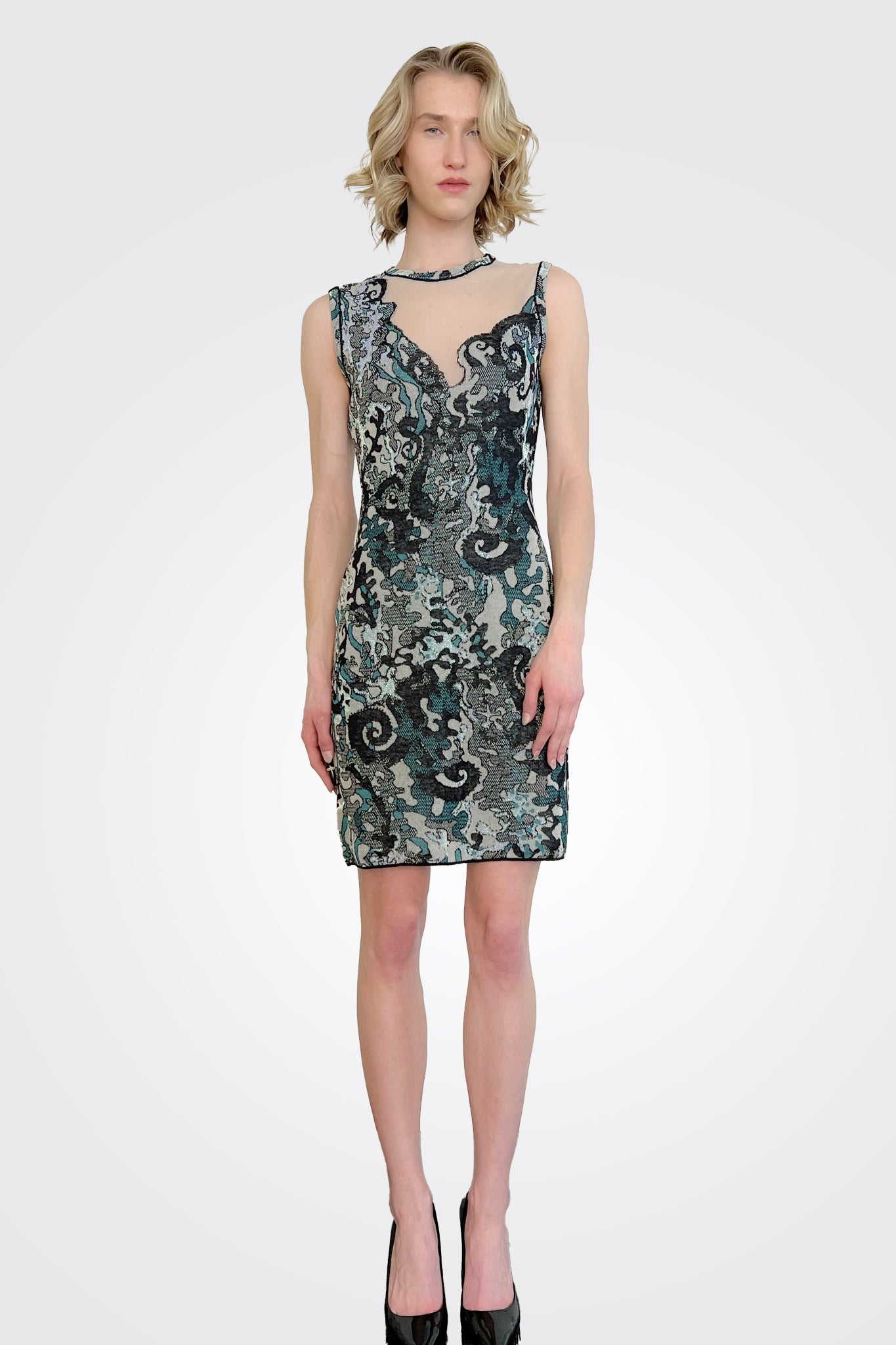 Metallic Sleeveless Knit Dress - Multi by Missoni | 25 South Boutiques