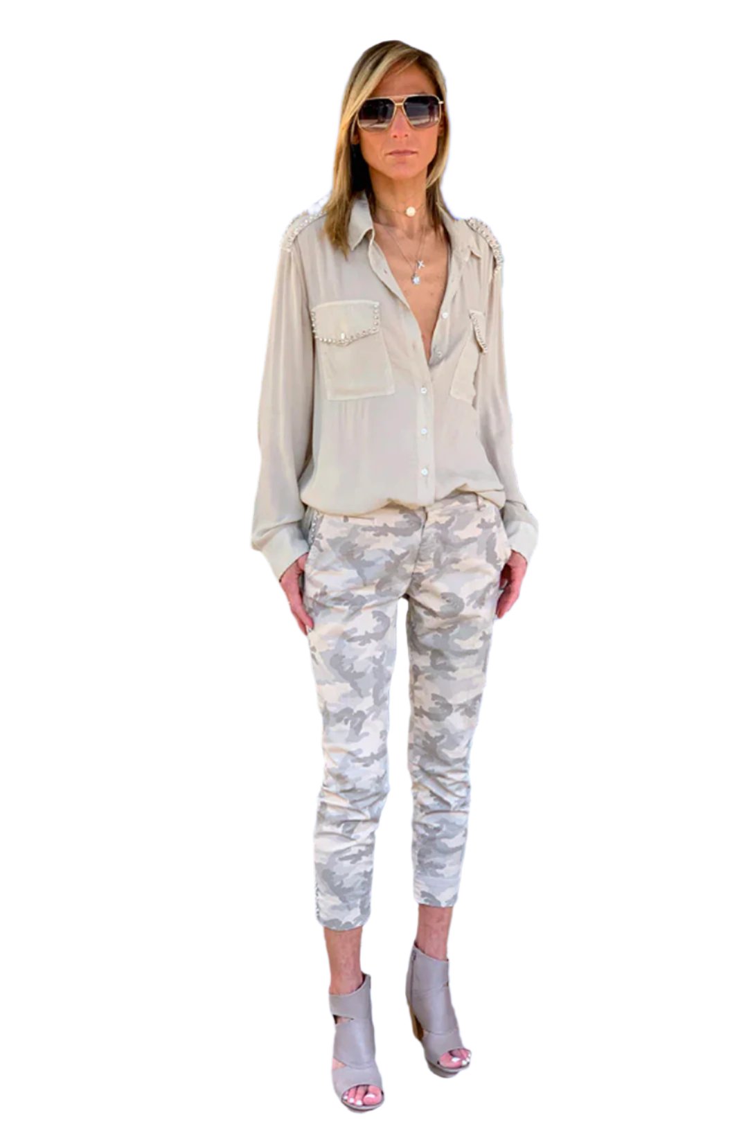 Jacqueline Capri Pants - Camo by Masons | 25 South Boutiques
