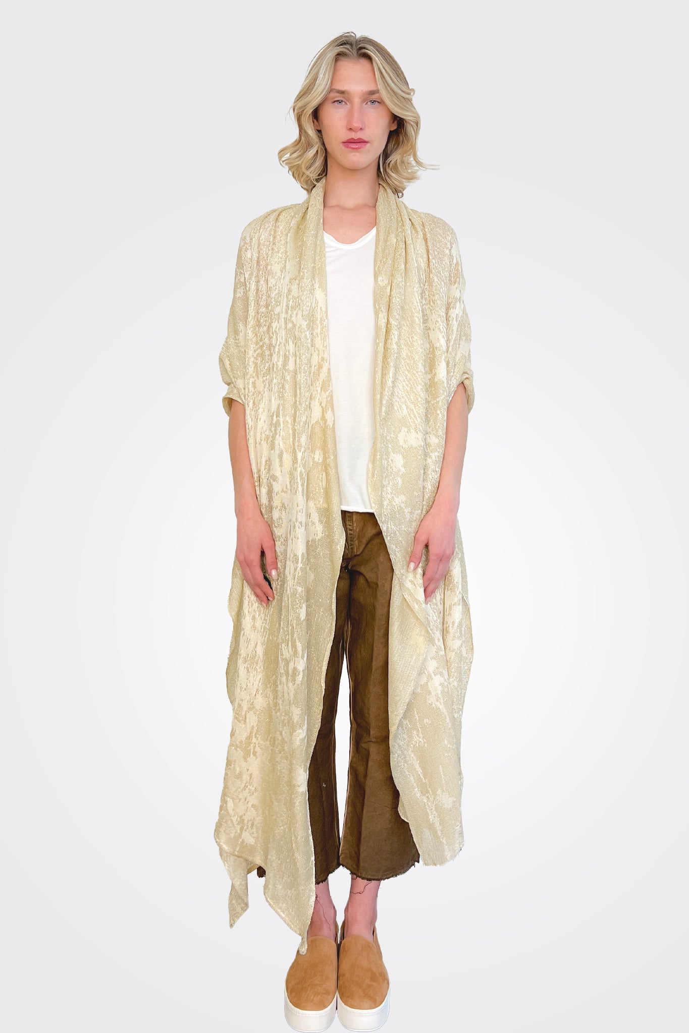 Shawl - Natural by Serie Numerica — alternate view