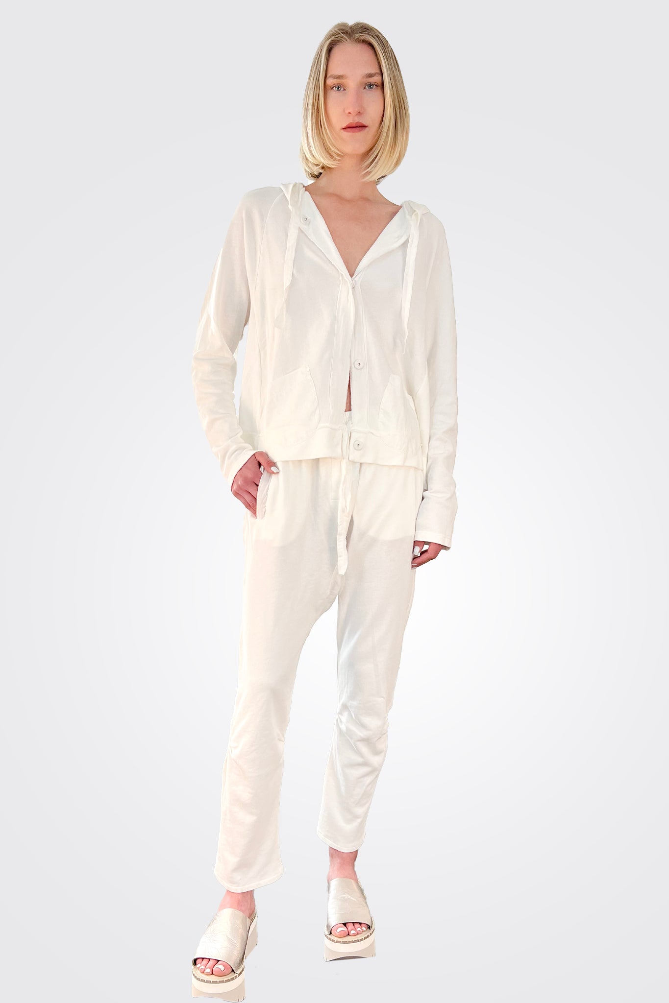 Light Sweat Pants - Natural by Kristensen | 25 South Boutiques
