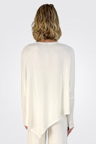 Hi V Neck Long Sleeve - Natural by Stark X — alternate view