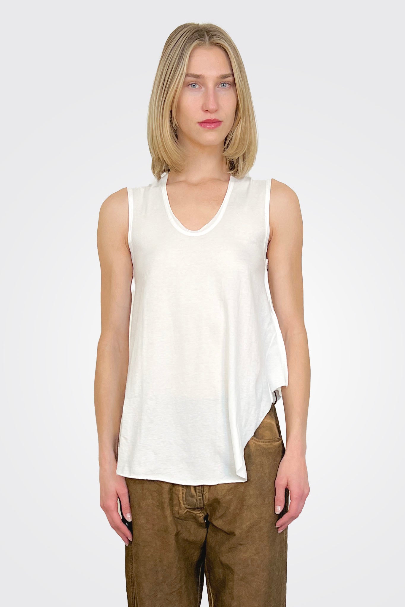 Garza Tank - Natural by Serie Numerica | 25 South Boutiques