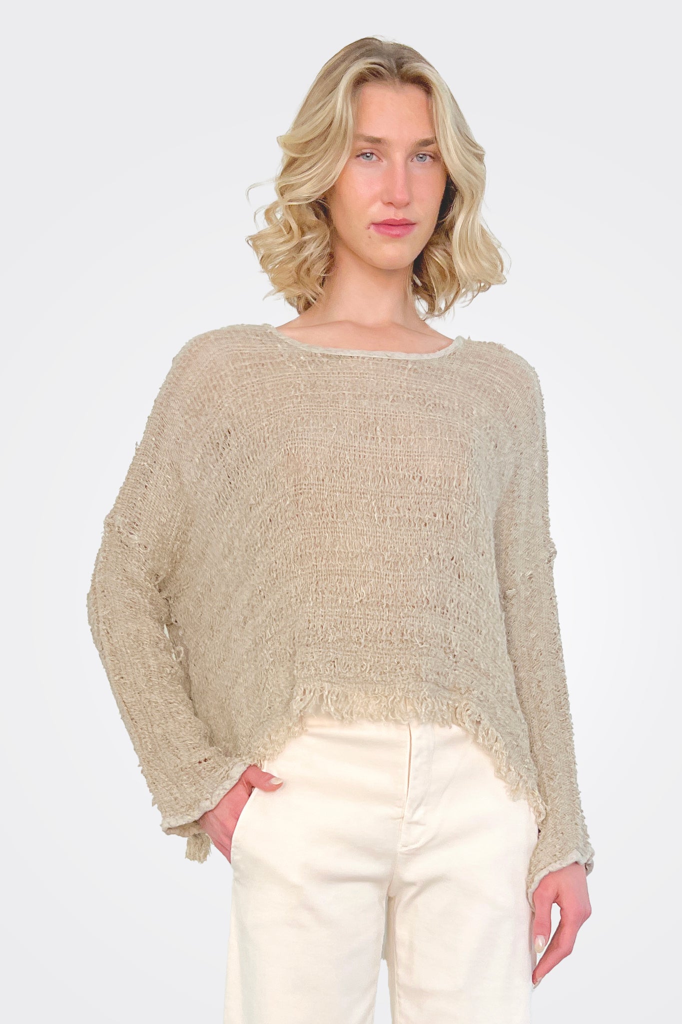 Maglia Palma Pullover - Natural by Brunella | 25 South Boutiques