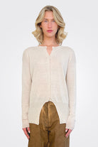 Cutout Cardigan - Natural by Serie Numerica | 25 South Boutiques