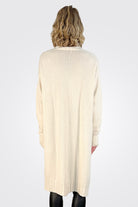 Long Boxy Cardigan - Natural by Serie Numerica — view 3