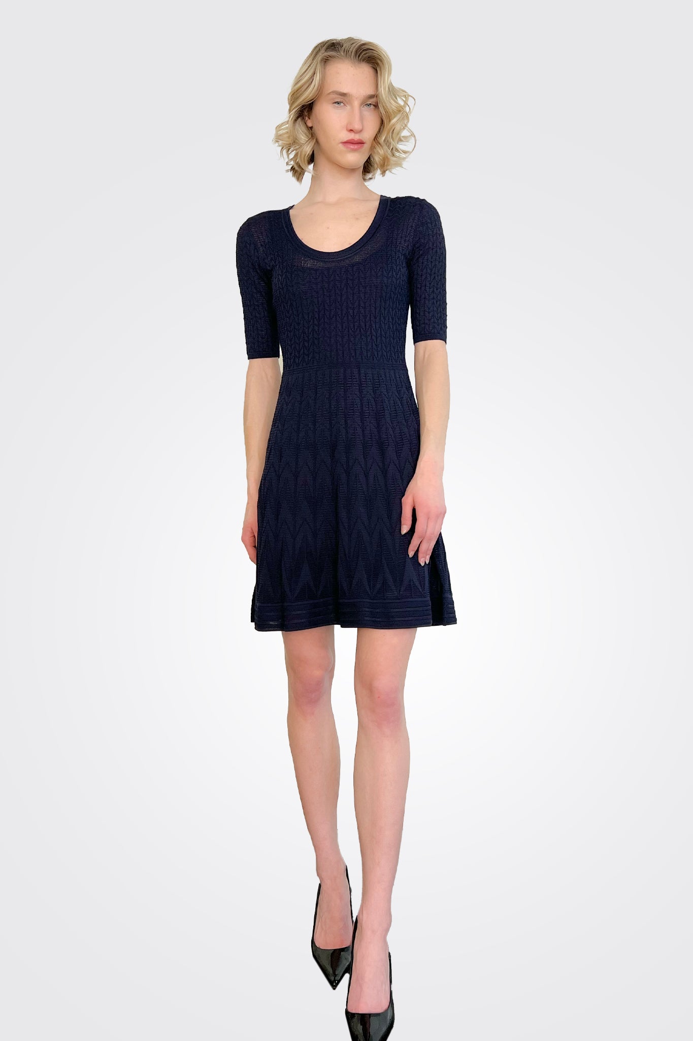 Scoop Neck Dress - Navy by Missoni | 25 South Boutiques
