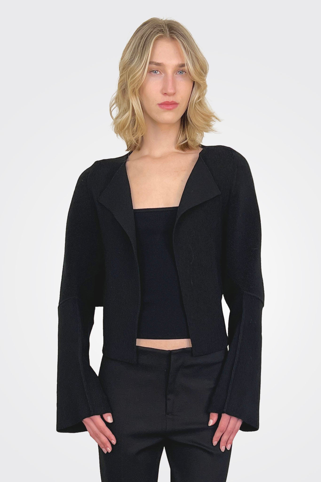 Ottoman Cardigan - Nero by Liviana Conti | 25 South Boutiques