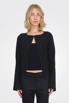 Ottoman Cardigan - Nero by Liviana Conti — alternate view