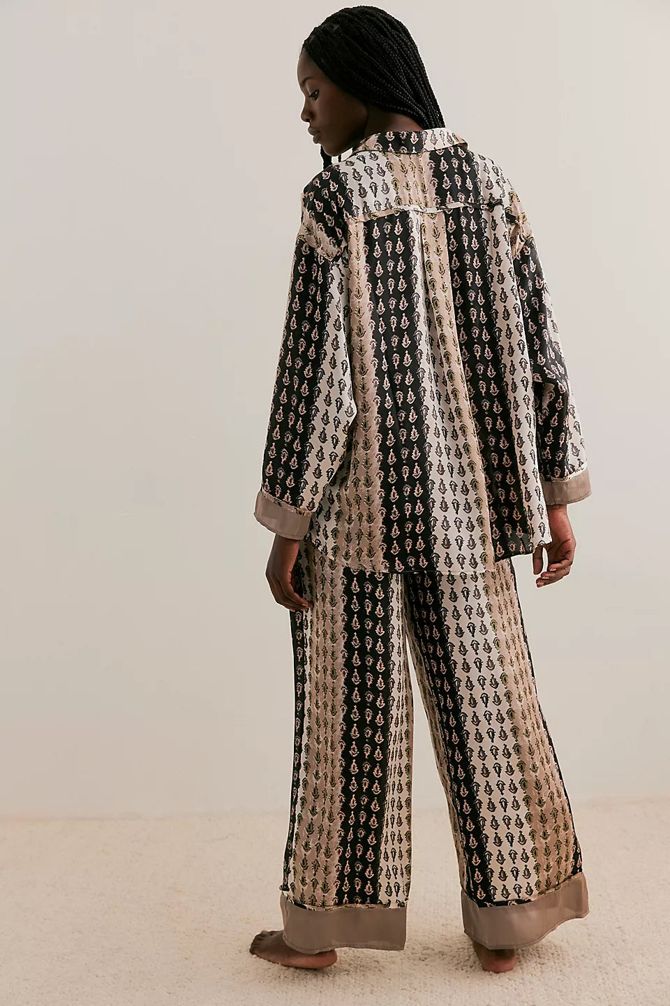 Dreamy Days Pajama Set - Neutral Combo by Free People — alternate view