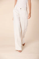Straight Chino Pants - Linen Stucco by Masons — alternate view