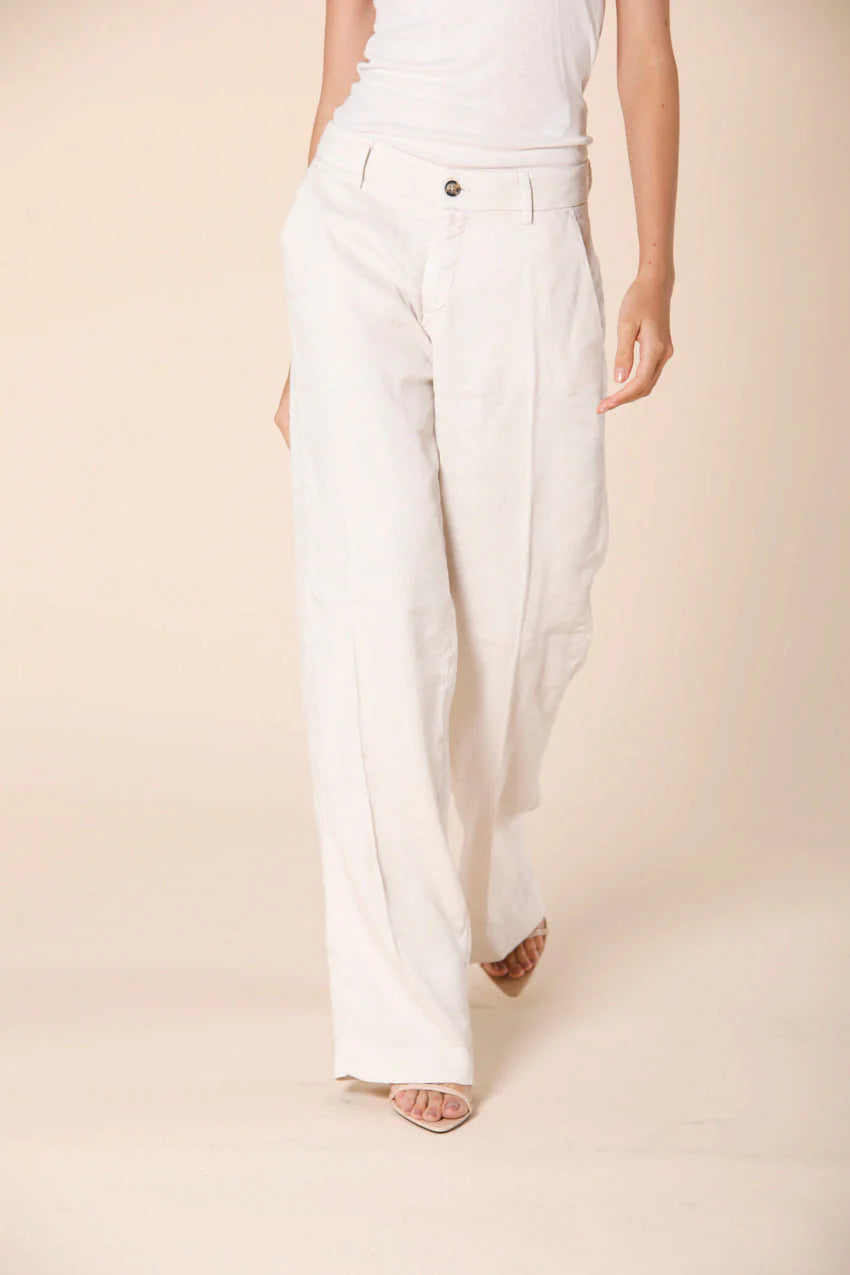 Straight Chino Pants - Linen Stucco by Masons — alternate view