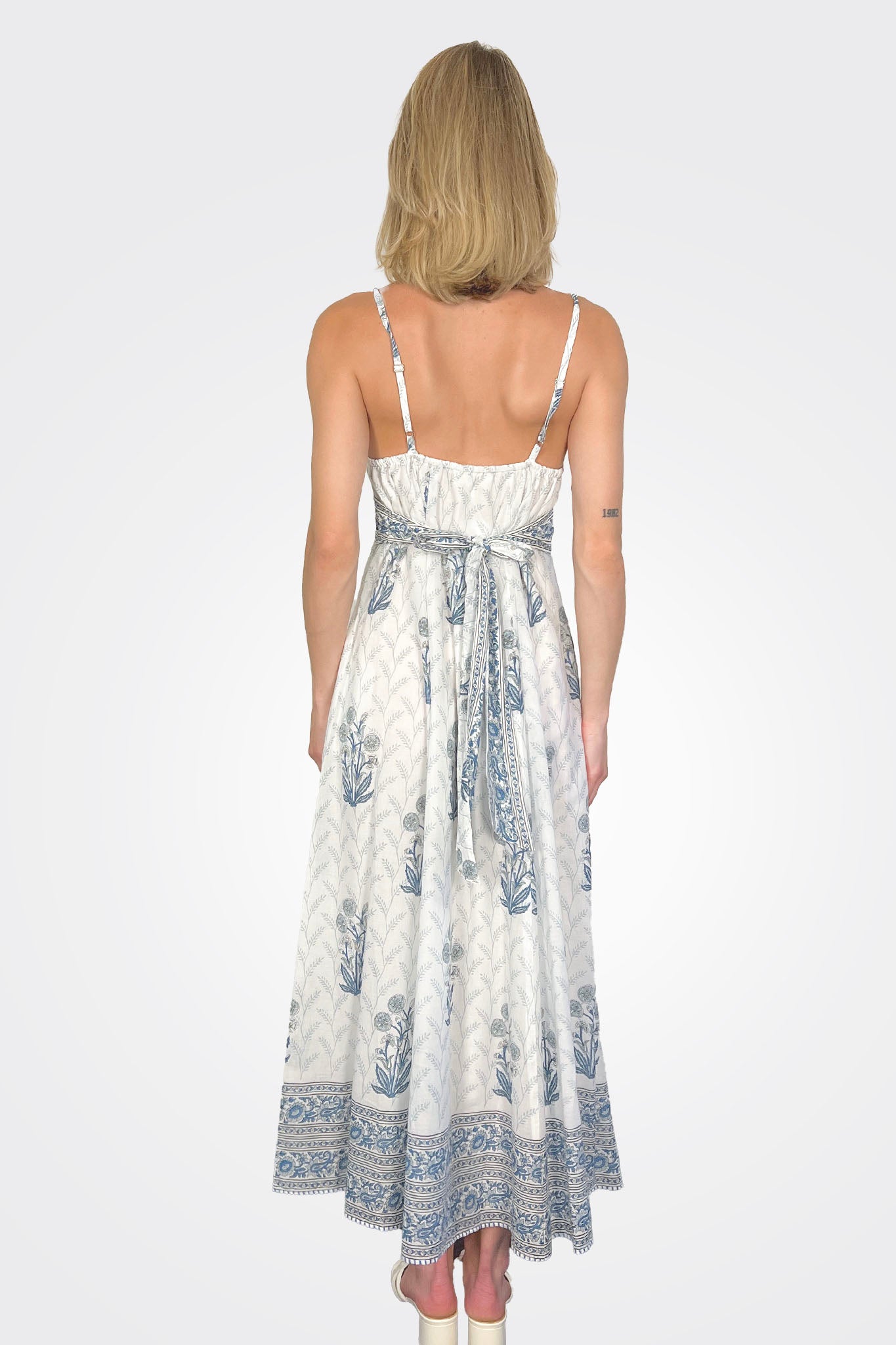 Mallorca Maxi Dress - Bluebell by NIBI MTK — alternate view