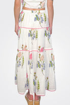 Drue Maxi Skirt - Multi Rosette by NIBI MTK — view 3