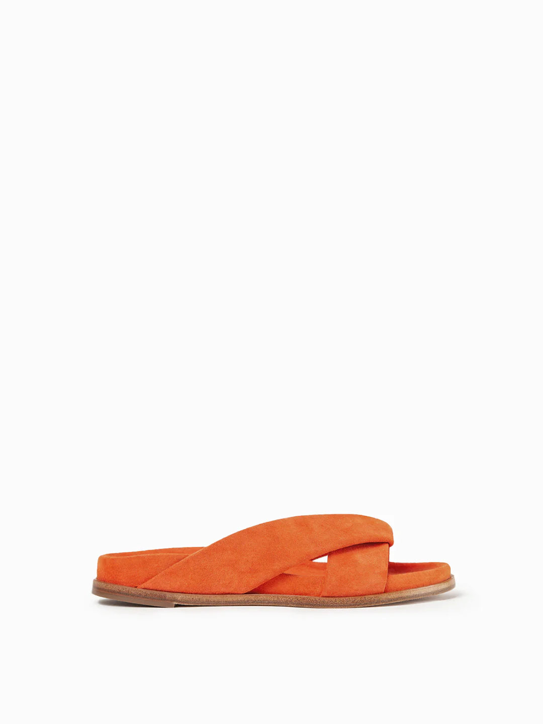 Nimega Suede Sandal - Tangerine by Equitare | 25 South Boutiques
