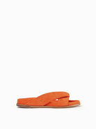 Nimega Suede Sandal - Tangerine by Equitare | 25 South Boutiques