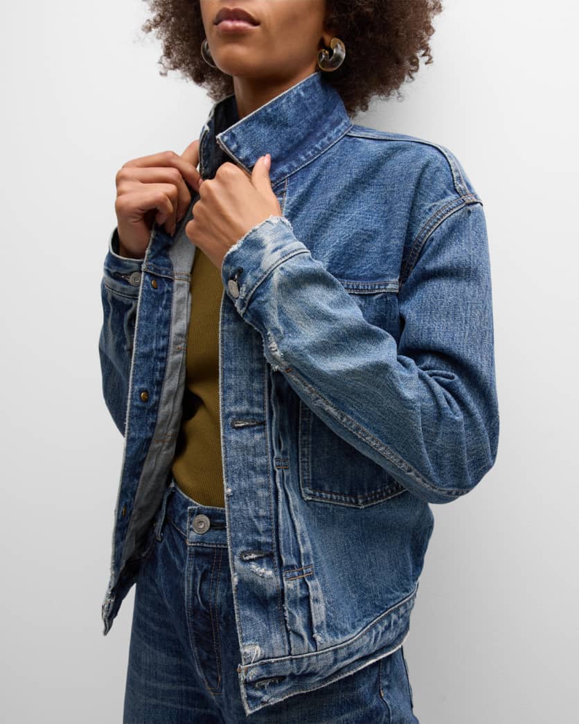 Carpinteria Denim Jacket - Blue by Moussy — alternate view