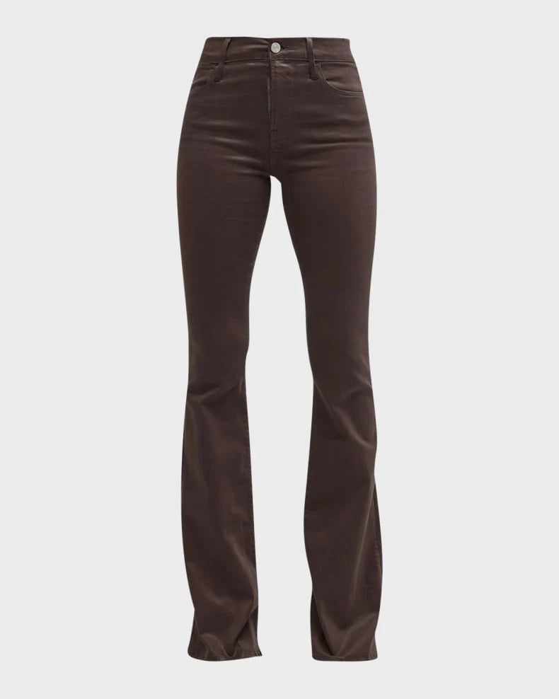 Le High Flare - Espresso Coated by Frame — view 4