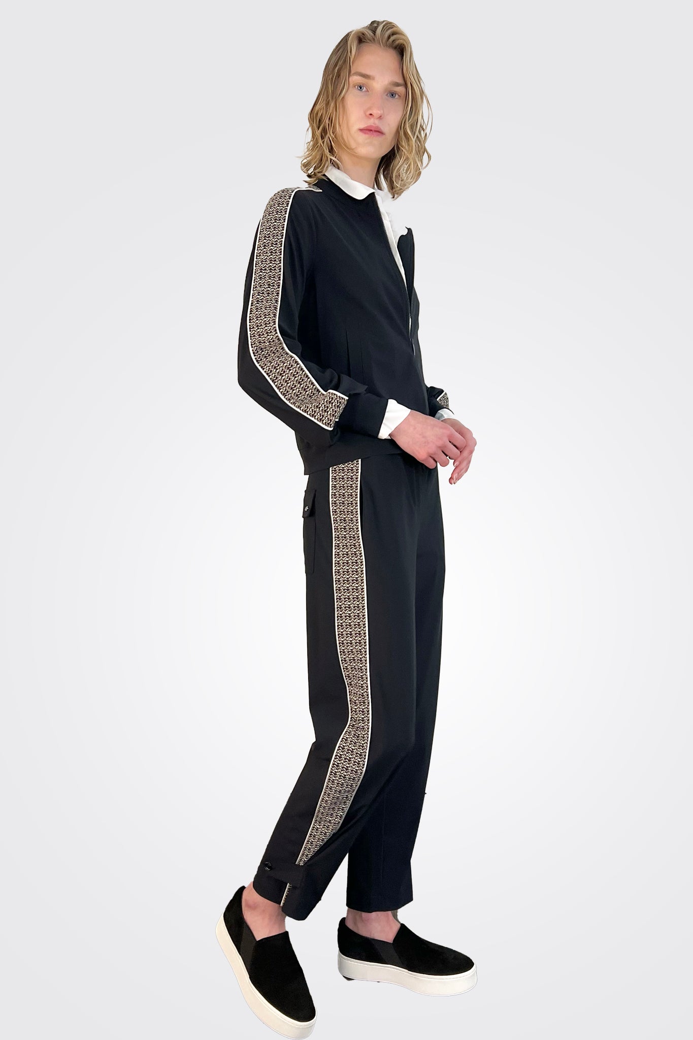Lyndon Pants - Black Tweed by Indies | 25 South Boutiques