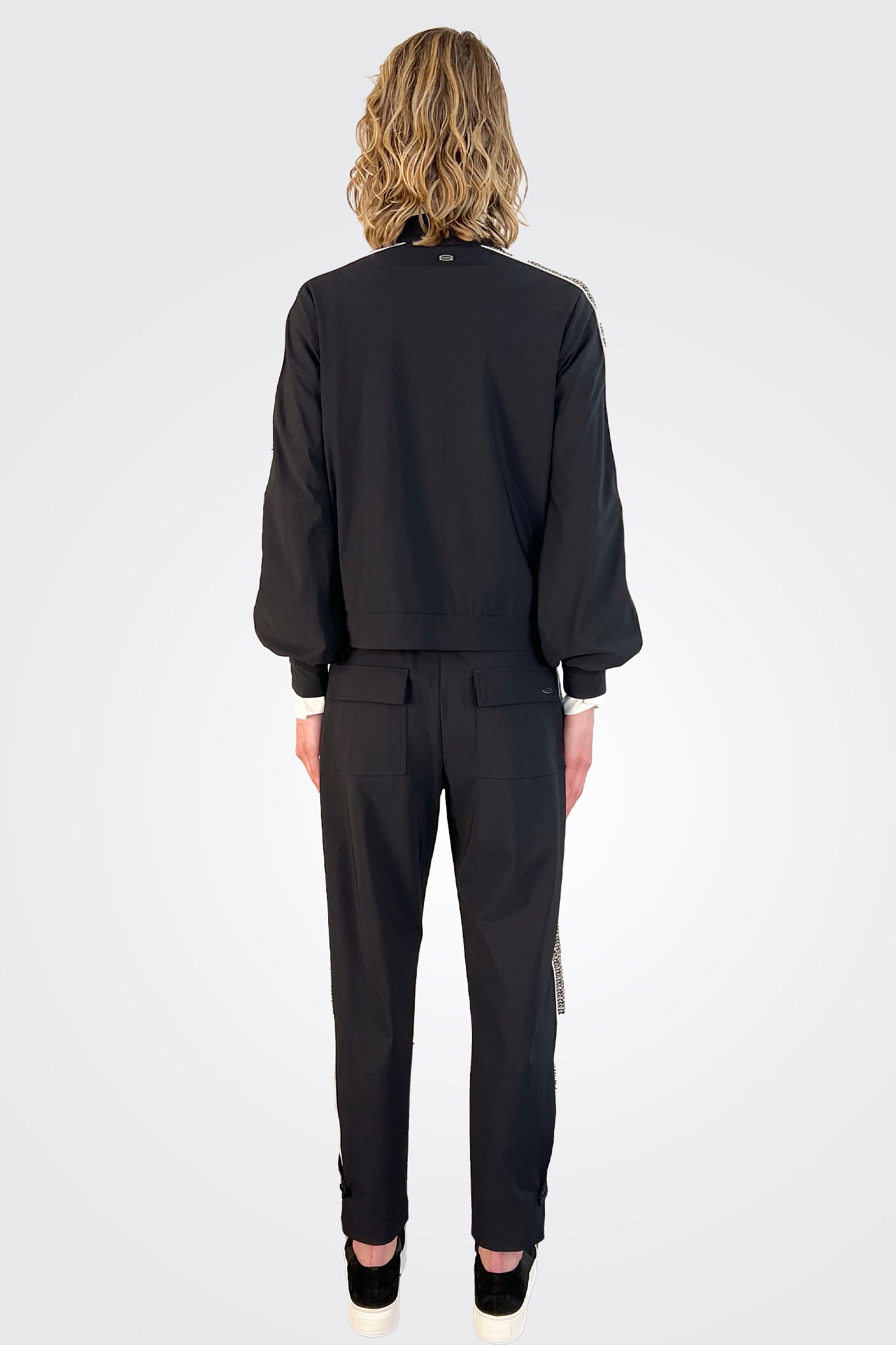 Lyndon Pants - Black Tweed by Indies — view 5