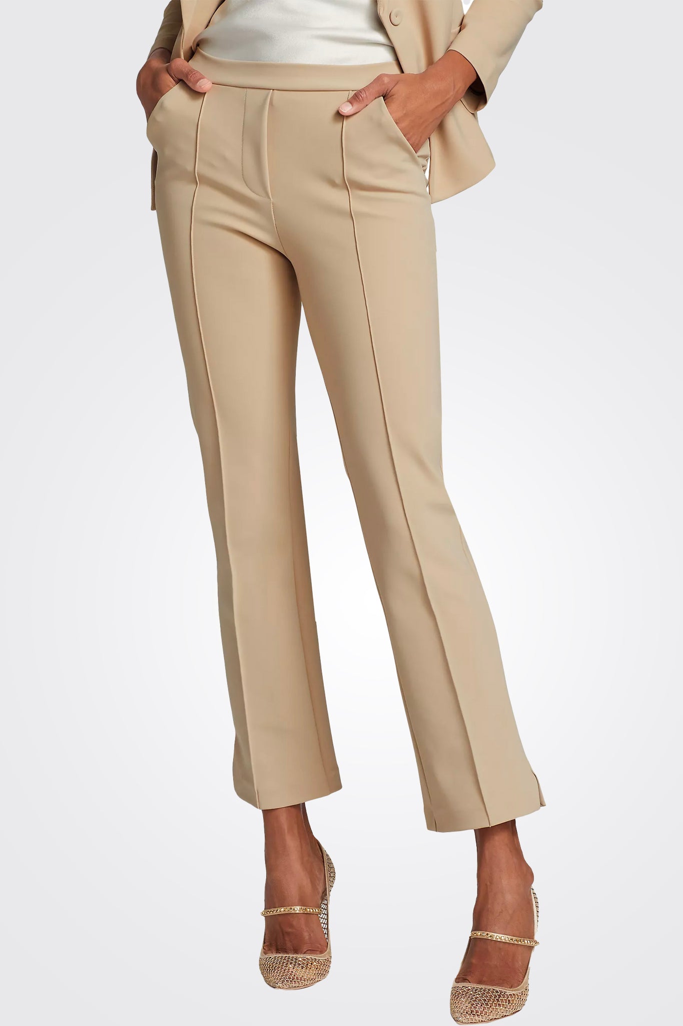 Nuccia Crop Pants - Sabbia by Chiara Boni — alternate view