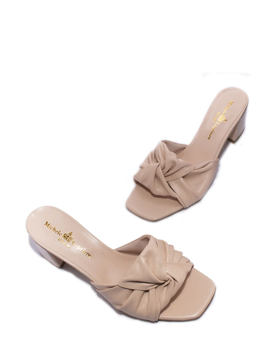 Verona Open Toe Sandal - Nude by Michele Lopriore — view 3