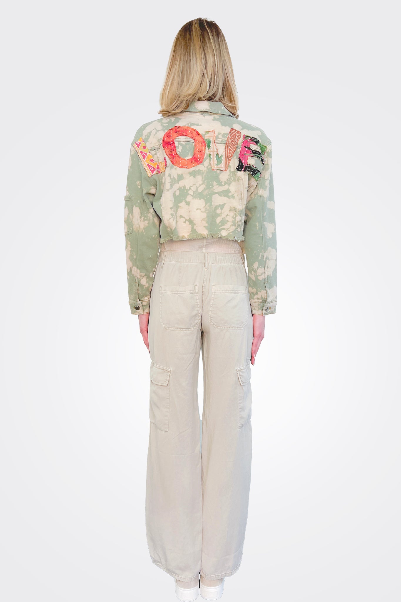 Cargo Pants - Pink Beige by The Nu Vintage — view 3