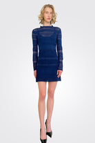 Long Sleeve Mini Dress - Navy by Missoni | 25 South Boutiques