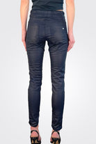 Shely Pants - Navy Snake by Bevy Flog — view 3