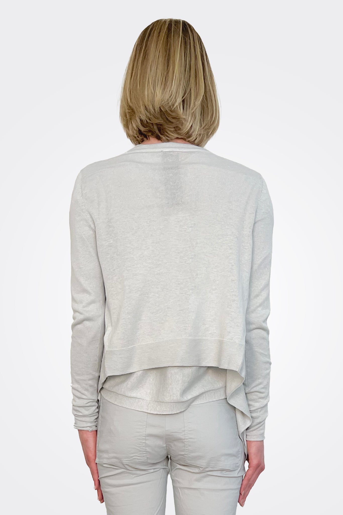 Open Cardigan - Grey by Rundholz — alternate view