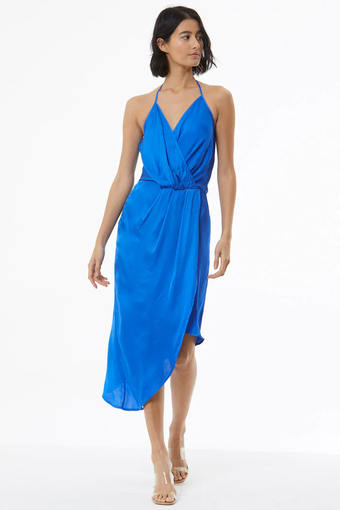 Andrea Draped Slip Dress - Ocean by Young Fabulous & Broke | 25 South Boutiques