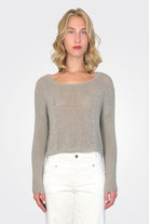 Hand Knitted Pullover Top - Original Grey by Umit Unal | 25 South Boutiques