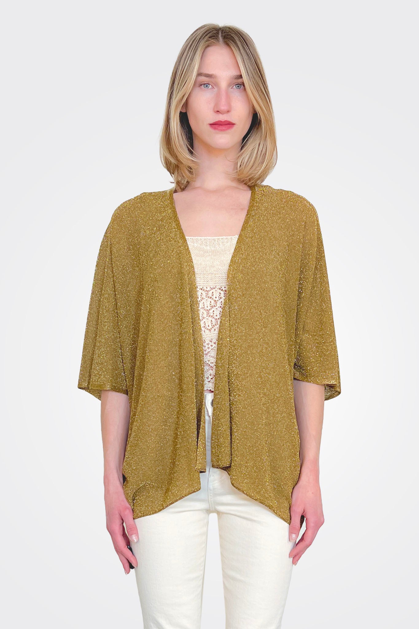 Divina Lurex Cardigan - Oil by Momonì | 25 South Boutiques