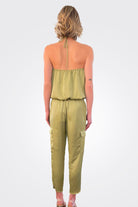 Satin Pocket Allyn Pant - Vintage Olive by Ramy Brook — view 3