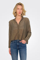Ramona Shirt - Olive by CP Shades | 25 South Boutiques
