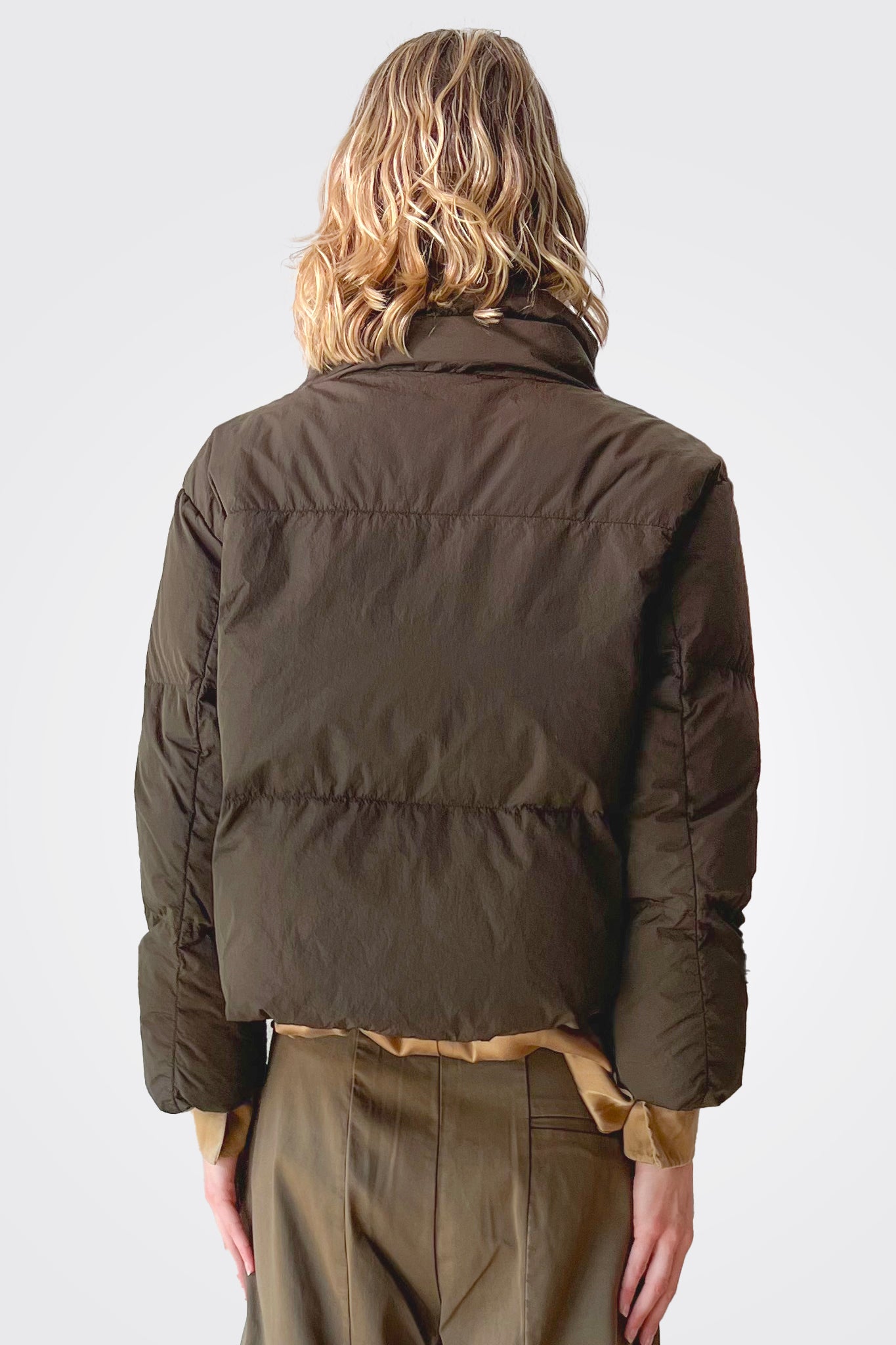 Coat w/ Real Goose Down - Olive by Transit Par-Such — view 4