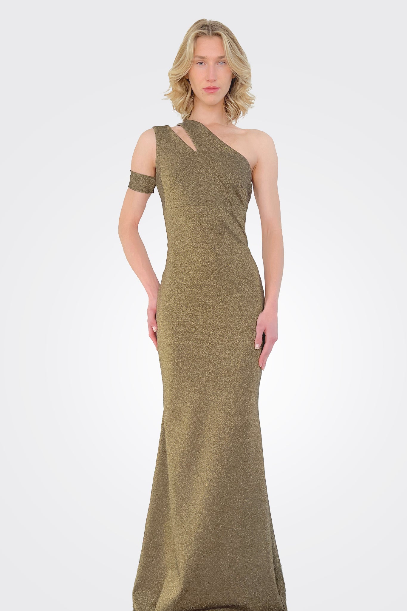 Letya Long Gown - Olive by Chiara Boni | 25 South Boutiques