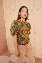 Kalila Top - Fire Opalite by Ulla Johnson — view 4