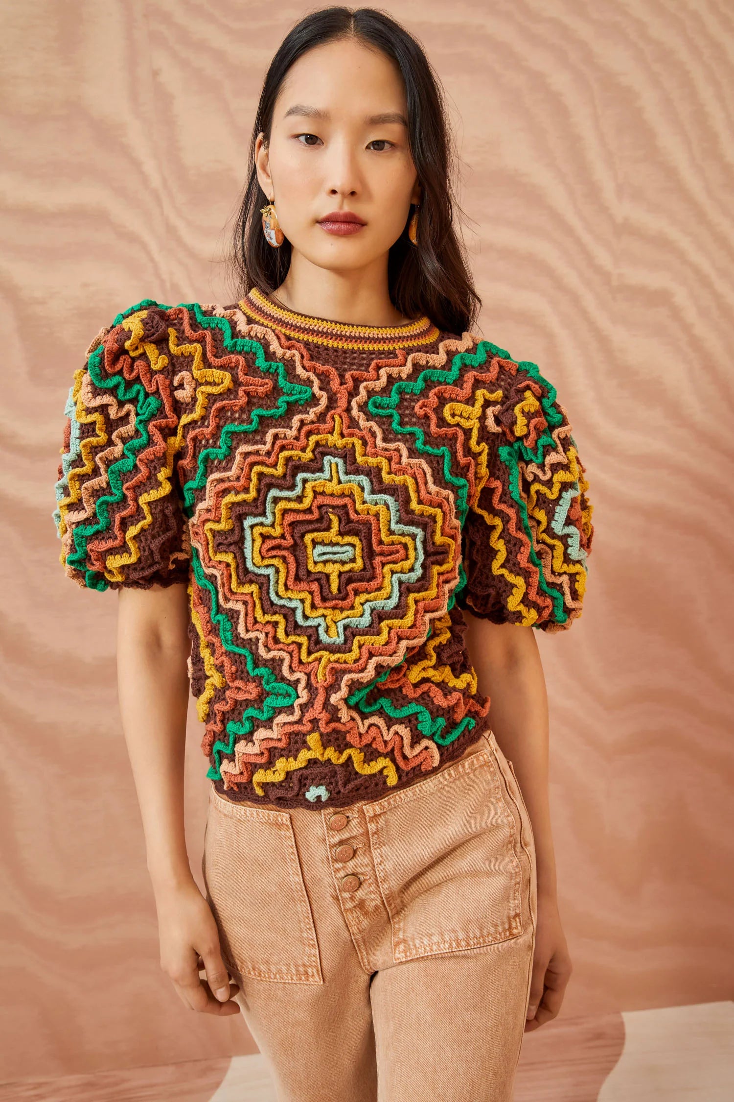 Kalila Top - Fire Opalite by Ulla Johnson | 25 South Boutiques