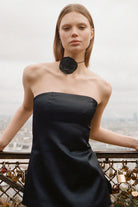 Orsun Strapless Top - Black by Hansen & Gretel — view 5