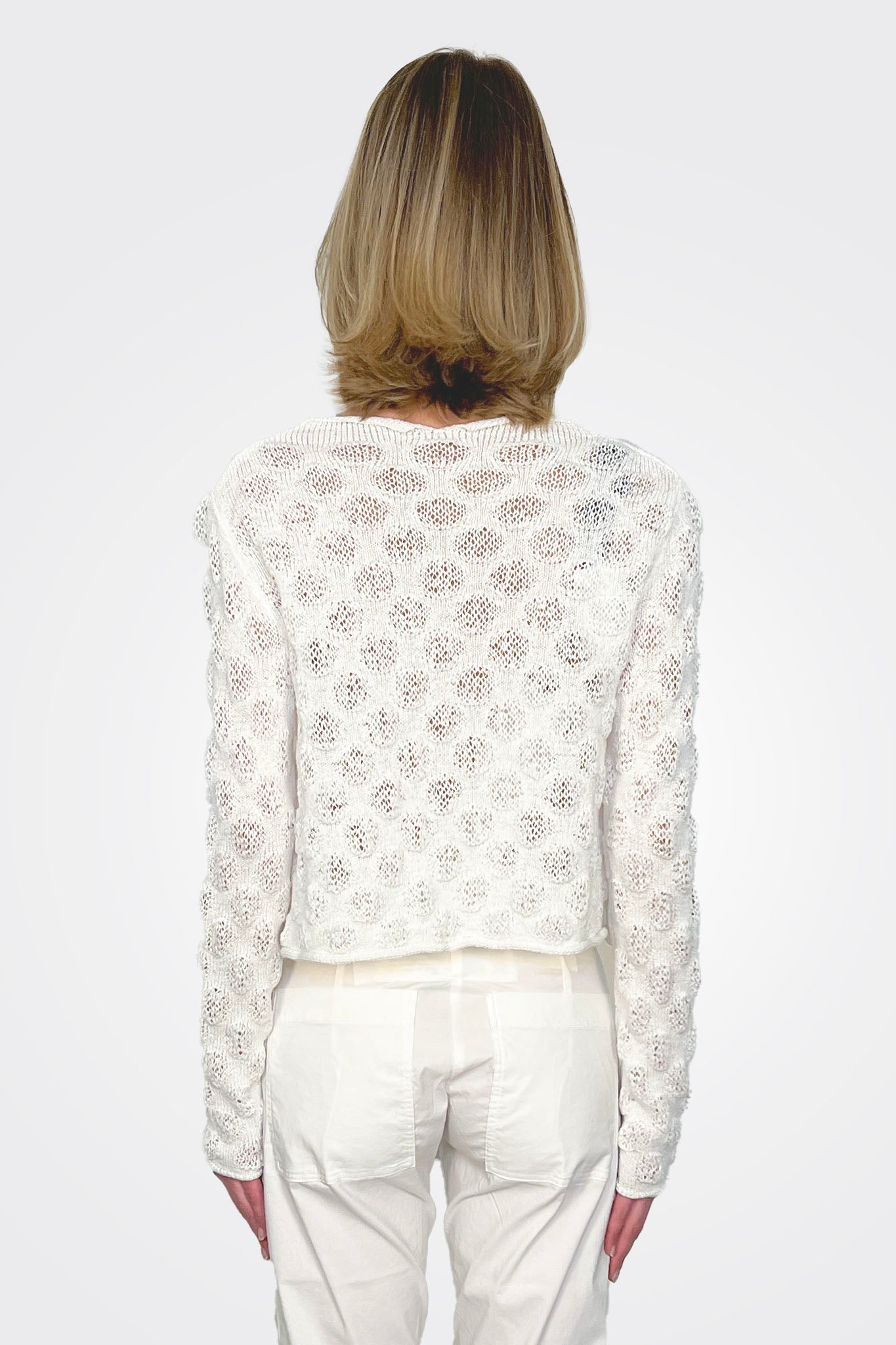 Cardigan - Off White by Rundholz — alternate view