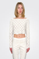 Cropped Sweater - Off White by Rundholz | 25 South Boutiques