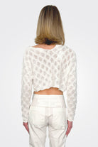 Cropped Sweater - Off White by Rundholz — alternate view