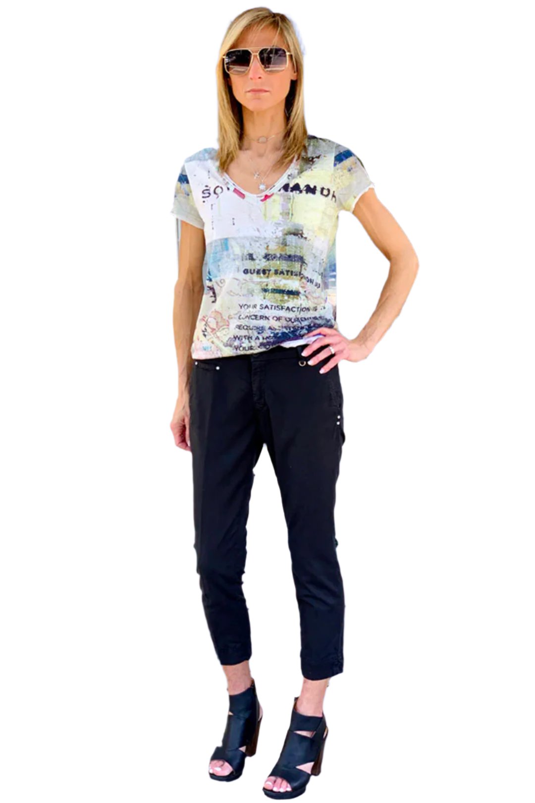 Jacqueline Capri Pants - Black by Masons | 25 South Boutiques
