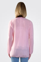 Cashmere Open Duster - Pink Pearl by Minnie Rose — alternate view