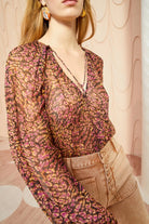 Pauline Blouse - Pomegranate by Ulla Johnson — alternate view
