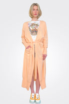 Honolulu Cardigan - Peach by Crush Cashmere — alternate view