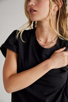 The Perfect Tee - Black by Free People — alternate view